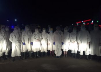 Жедел жәрдем қызметкерлері акция өткізді