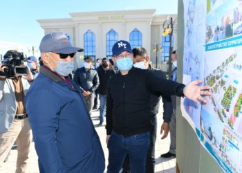 «Әзірет Сұлтан» кешенінде бірегей шығыс променады бой көтереді