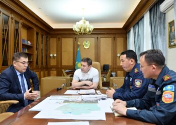 Құдайберген Ержан Шымкент қаласының әкімімен кездесті