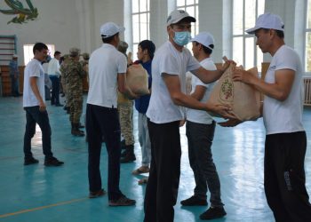 МАҚТААРАЛҒА «NUR OTAN» ПАРТИЯСЫНЫҢ 40 ТОННА ГУМАНИТАРЛЫҚ КӨМЕГІ КЕЛДІ