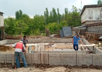 Төлеби ауданында қарқынды құрылыстар басталды