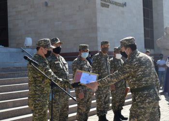 Төтенше жағдай режимінде жұмысқа жұмылдырылған әскери міндеттілерге алғыс