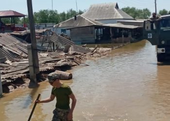 Мақтаарал: Су тасқынының зардаптарын жою жұмыстары қарқын алды