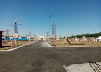 Этноауыл құрылысы жалғасуда