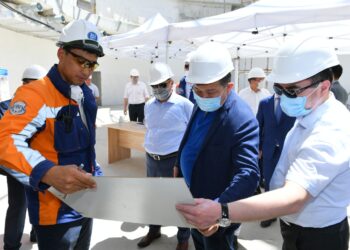 Түркістандағы «Ұлы дала елі» орталығының құрылысы қызу жүріп жатыр