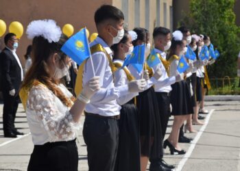 Түркістанда соңғы қоңырау мерекесі аталып өтілуде