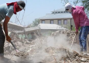 Мақтаарал: Фердауси ауылында 10 үйдің құрылысы басталды