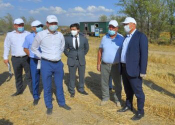 ӨМІРЗАҚ ШӨКЕЕВ ЖҰМЫС САПАРЫМЕН БӘЙДІБЕК АУДАНЫНА БАРДЫ