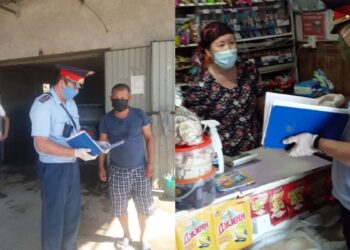 Түркістан облысында 124 адам карантин талаптарын бұзған