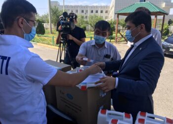 Түркістанда пандемияға қарсы «ОMIR» және «SHIPA» жобалары басталды