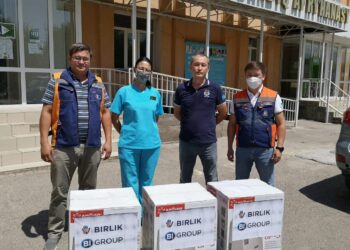 Түркістан: Төлебидегі ауруханаларға 16 дана оттегі консентраторы тарту етілді