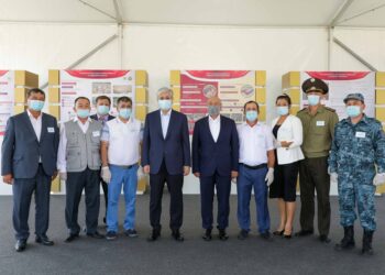 Мемлекет басшысы Мырзакент ауылындағы жаңа ықшамауданның құрылысымен танысты