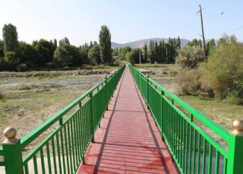 ТҮРКІСТАН: ТҮЛКІБАС АУДАНЫНДА ЖАҢА КӨПІР САЛЫНДЫ