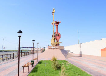 Түркістан: Отырар ауданында биыл 6 нысанға абаттандыру жұмыстары жүргізілуде