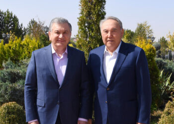Нұрсұлтан Назарбаев Өзбекстан Республикасының Президенті Шавкат Мирзиёевпен кездесті