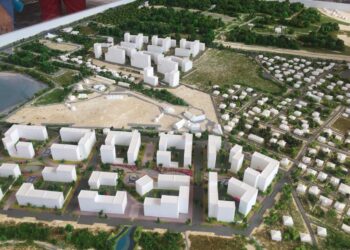 ШЫМКЕНТТЕ ЖАҢА ЗАМАНАУИ ТҰРҒЫН ҮЙ ОРАМЫ САЛЫНАДЫ