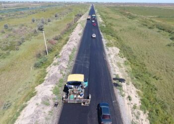 Түркістан: Шардара ауданында 131 шақырым жол жөндеуден өтуде