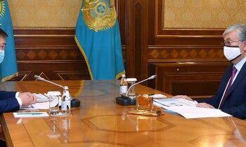 Мемлекет басшысы Шымкент қаласының әкімі Мұрат Әйтеновті қабылдады