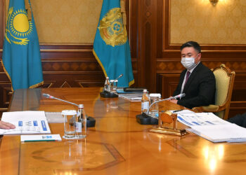 Мемлекет басшысы «Қазақтелеком» акционерлік қоғамының басқарма төрағасы Қуанышбек Есекеевті қабылдады