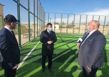 ШЫМКЕНТ: №105 МЕКТЕП АУЛАСЫ КӨГАЛДАНДЫРЫЛАДЫ