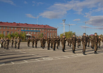 Шымкент гарнизонының сарбаздары әскери ант қабылдайды