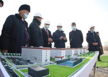 Түркістан: аумағы 40 мың шаршы метрлік студенттер үйінің іргетасы қаланды