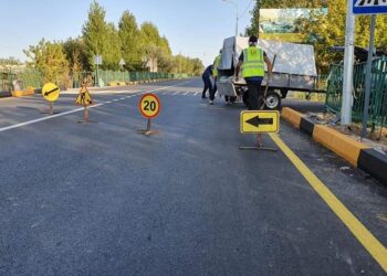 Шардара ауданының жолдары жөнделіп, инфрақұрылымы жаңартылуда
