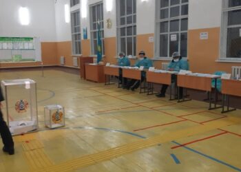 Бөген ауылының 80 жастағы қариясы ең алғаш болып дауыс берді