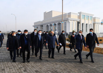 ҚР Премьер-Министрі А. Мамин Түркістан қаласының даму барысын тексерді