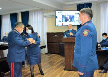 Түркістан облысының үздік полицейлері марапатталды