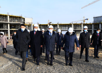 ҚР Премьер-Министрі А. Мамин Түркістан қаласының даму барысын тексерді