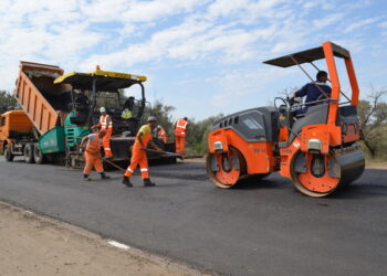 САРЫАҒАШ АУДАНЫНЫҢ ИНФРАҚҰРЫЛЫМЫН ЖАҚСАРТУҒА АРНАЛҒАН АУҚЫМДЫ ІСТЕР АТҚАРЫЛУДА