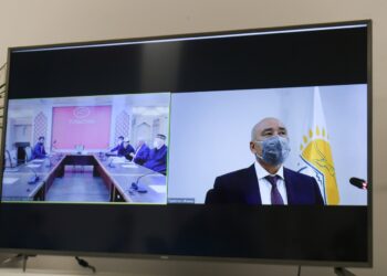 ТҮРКІСТАН ОБЛЫСЫНЫҢ ӘКІМІ ОНЛАЙН ҚАБЫЛДАУ ӨТКІЗДІ