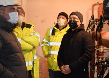 «Керуен сарай» кешенінде инженерлік инфрақұрылым жүргізіліп жатыр