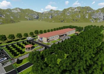 ТҮРКІСТАН: ТҮЛКІБАС АУДАНЫНДА ЖАҢА ЕМХАНА БОЙ КӨТЕРЕДІ