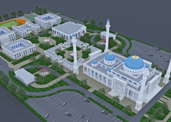 Түркістанда 5 мың адамдық жаңа мешіттің құрылысы аяқталады