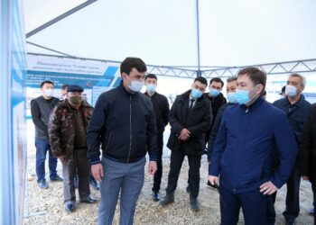 Қала әкімі инфрақұрылым жүйелерінің құрылыс барысын пысықтады