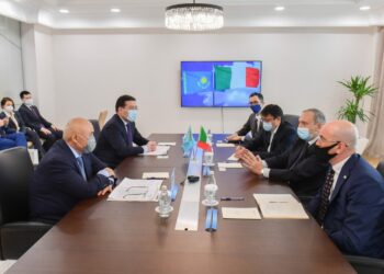 ӨМІРЗАҚ ШӨКЕЕВ ИТАЛИЯ ЕЛШІСІМЕН ЕКІЖАҚТЫ ЫНТЫМАҚТАСТЫҚ МӘСЕЛЕЛЕРІН ТАЛҚЫЛАДЫ