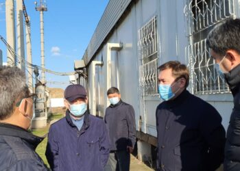 ШЫМКЕНТТЕГІ БІРНЕШЕ ШАҒЫН АУДАНДА ЖАРЫҚ ҚАЙТА ІСКЕ ҚОСЫЛДЫ