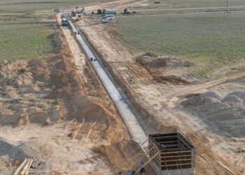 ТҮРКІСТАН ҚАЛАСЫНДА ЖАҢА СУ ҚОЙМАСЫ САЛЫНДЫ