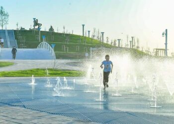 ТҮРКІСТАН ҚАЛАСЫНДА 400 ГЕКТАР ЖЕРГЕ САЯБАҚТАР САЛЫНДЫ