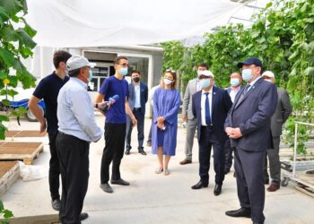 СЕНАТОРЛАР ТҮРКІСТАН ОБЛЫСЫНЫҢ ТҰРҒЫНДАРЫМЕН КЕЗДЕСТІ