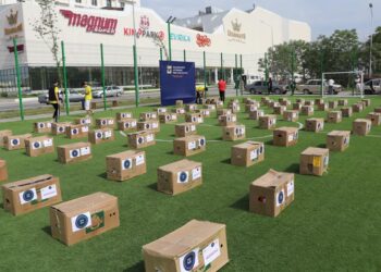 ТҮРКІСТАНДА 150-ДЕН АСТАМ ОТБАСЫҒА АЗЫҚ-ТҮЛІК СЕБЕТТЕРІ ҮЛЕСТІРІЛДІ