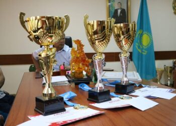 ТҮРКІСТАН ОБЛЫСЫНЫҢ КОМАНДАСЫ ЖАМБЫ АТУДАН ӨТКЕН ҚАЗАҚСТАН ЧЕМПИОНАТЫНДА АЛТЫН МЕДАЛЬ ИЕЛЕНДІ