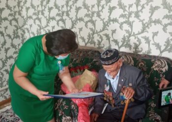 АРЫС ҚАЛАСЫНЫҢ ӘКІМІ ҰОС АРДАГЕРЛЕРІНЕ 1 МЛН ТЕҢГЕ ТАБЫС ЕТТІ