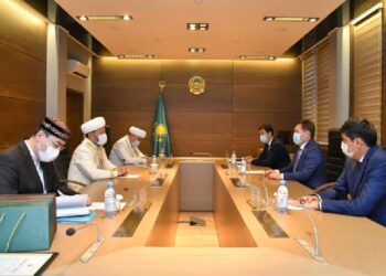 ҚАЛА ӘКІМІ ҚМДБ ТӨРАҒАСЫ, БАС МҮФТИМЕН КЕЗДЕСТІ