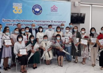 ТҮРКІСТАНДА «ШАҢЫРАҚ» БАЙҚАУЫНЫҢ ЖЕҢІМПАЗДАРЫ МАРАПАТТАЛДЫ