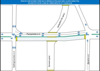 ЖОЛАЙРЫҚ ҚҰРЫЛЫСЫН ЖАЛҒАСТЫРУ ҮШІН КӨЛІК ҚОЗҒАЛЫСЫ ЖАРТЫЛАЙ ШЕКТЕЛЕДІ