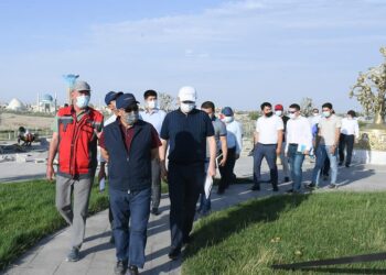 ТҮРКІСТАН: КӨГАЛДАНДЫРУ ЖҰМЫСТАРЫ ТӘУЛІК БОЙЫ ЖҮРГІЗІЛЕДІ