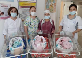 ТҮРКІСТАН: МҰҒАЛІМДЕР ОТБАСЫНДА ҮШЕМ ДҮНИЕГЕ КЕЛДІ